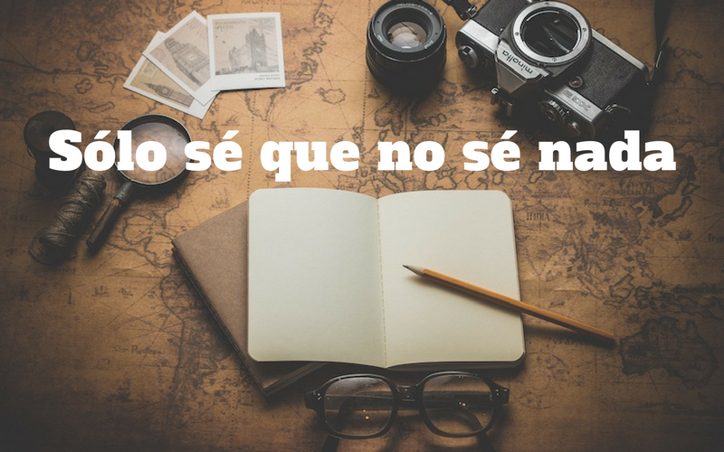 Sólo sé que no sé nada. Sócrates