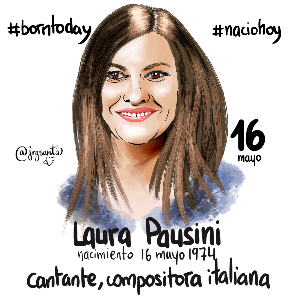 Laura Pausini #naciohoy 16 de mayo de 1974