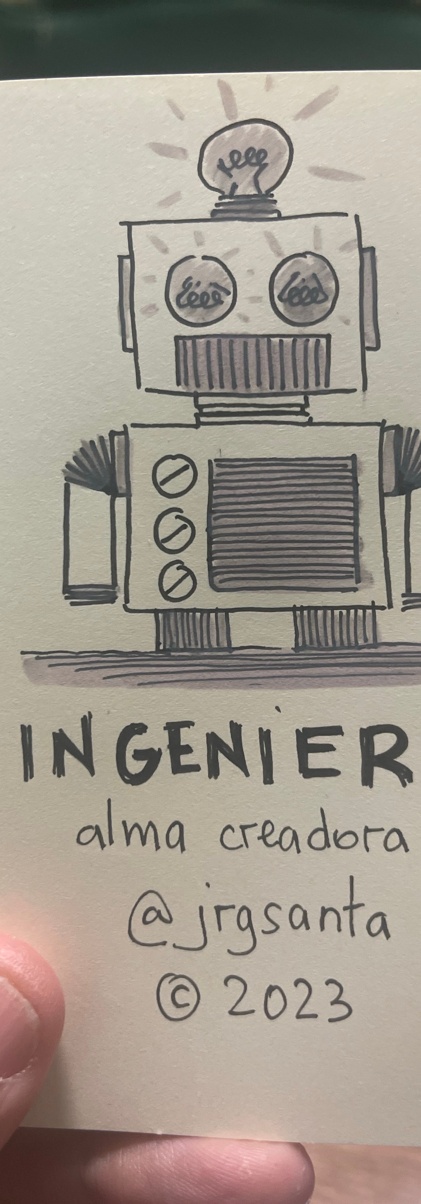 Ingeniero, de alma creadora @jrgsanta