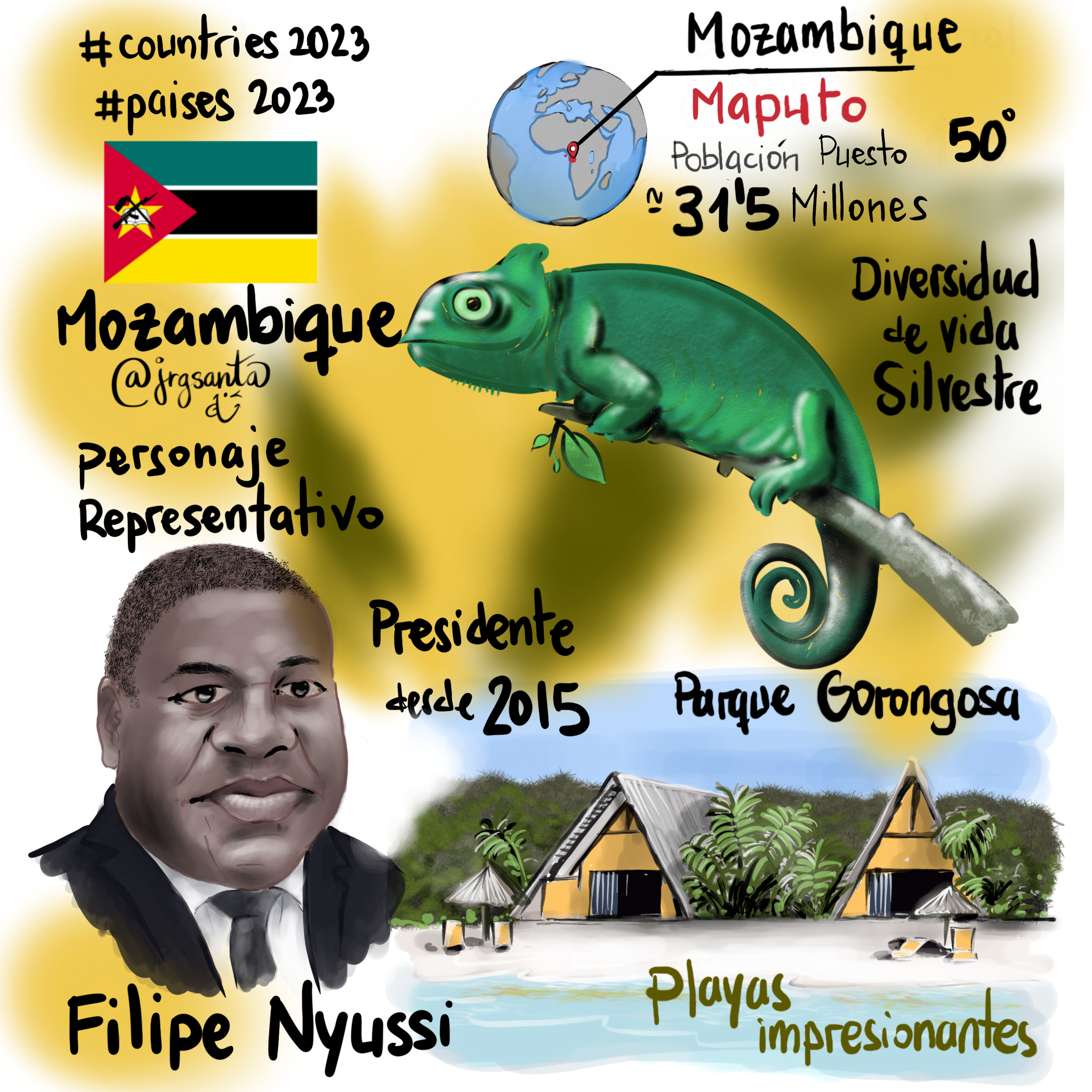 Mozambique #Paises2023