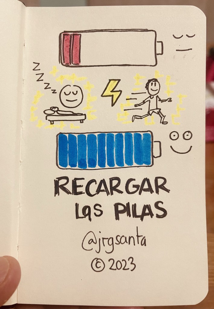 Recargar las pilas 🔋 @jrgsanta