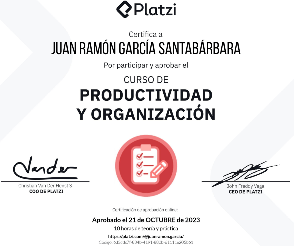 Curso de Productividad y Organización