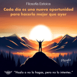 Cada día es una nueva oportunidad para hacerlo mejor que ayer