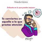 Te conviertes en aquello a lo que prestas atención.