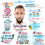 Digitalización del SketchNote de la Ponencia de Javier Garzas en la CAEA 2024