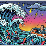 Infoxicación. Generado con Nano Banana