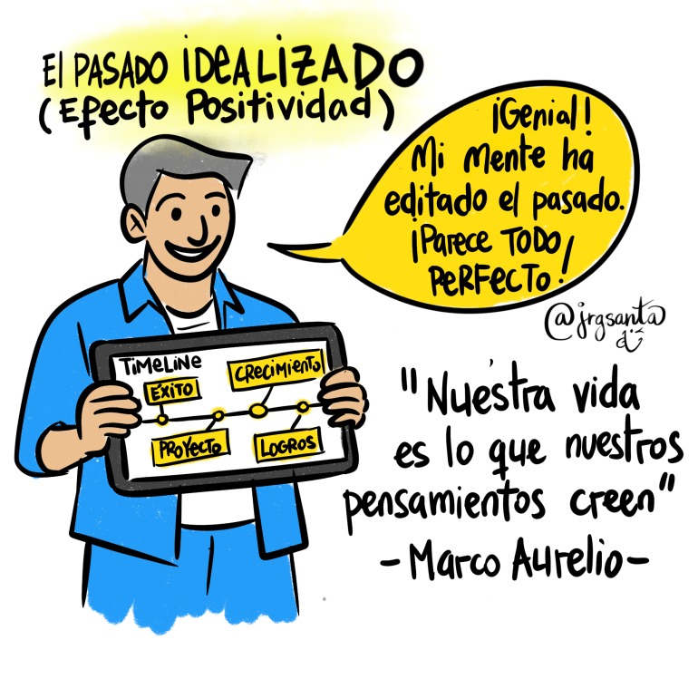 Sesgo Cognitivo : Positividad El pasado idealizado